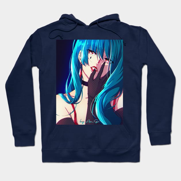 Anime girls in a hoodie best sale